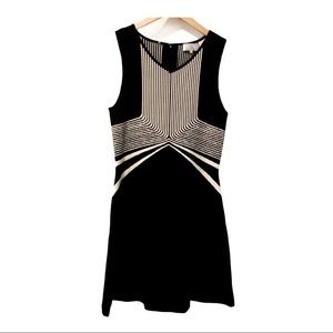 MLV by Mayren Lee Viray Black & White dress M 90s sexy fit and flare dress